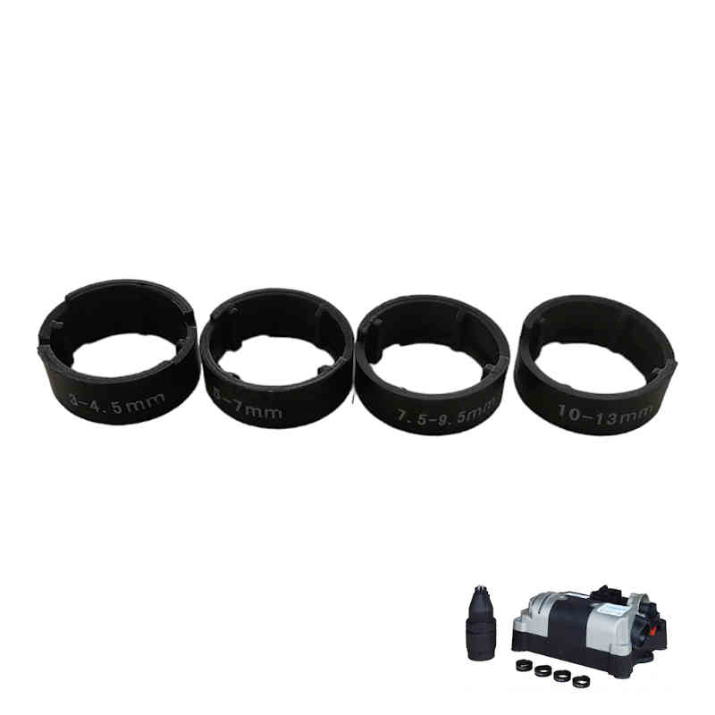Lot De 4 Bagues De Réduction 35 Mm à 1/2 Pouce Pour Roues De Brouette - Entretoises En Plastique Noir, épaisseur 17 Mm