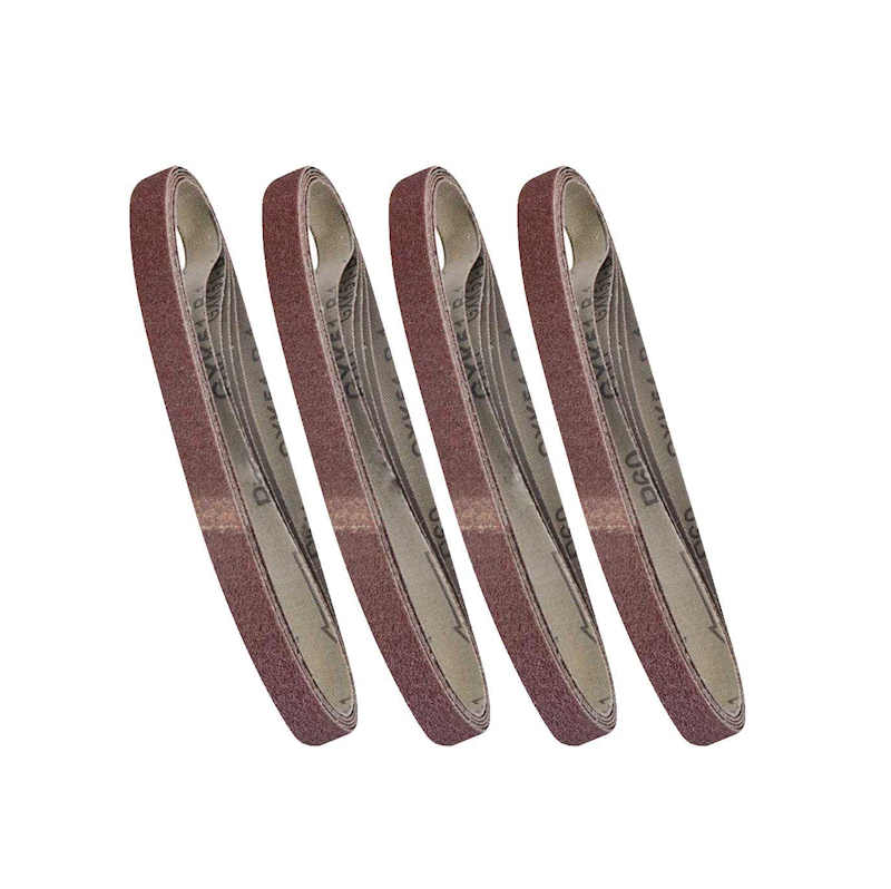 Lot De 10 Bandes Abrasives Pour Ponceuse à Air - Papier Abrasif Durable, Lime à Doigts Puissante, Neuf